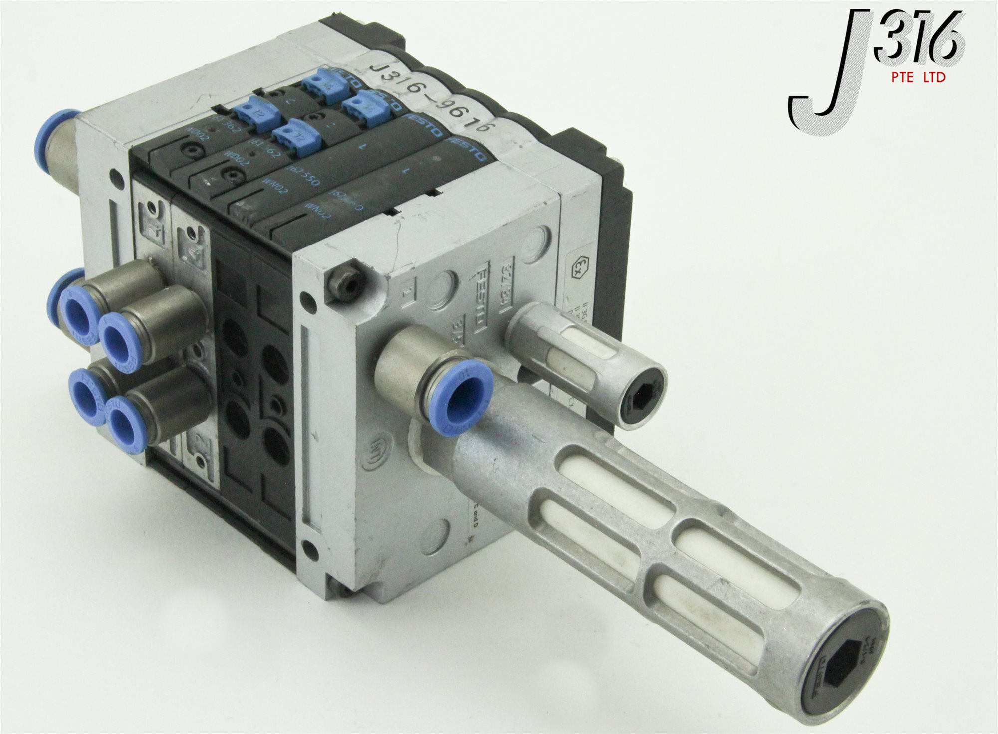9616 FESTO 4-WAY DISTRIBUTION MANIFOLD, 161 362, 162 551, CPV14-VI